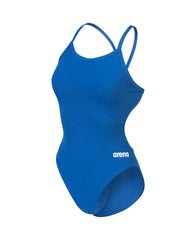 Blue Arena Women's Team Challenge solid swimsuit, sleek and supportive swimwear for competitive swimming or training.