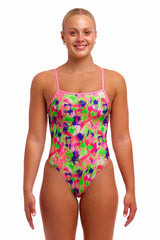 Funkita Ladies Splat Spot Single Strength One Piece Swimsuit - Multi | Allens Of Kingsbury