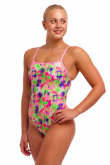 Funkita Ladies Splat Spot Single Strength One Piece Swimsuit - Multi | Allens Of Kingsbury