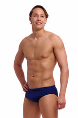 Funky Trunks Mens Still Ocean Classic Brief - Navy | Allens Of Kingsbury