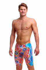 Funky Trunks Mens Kulin Colour Fast Training Jammer - Multi | Allens Of Kingsbury