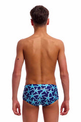 Funky Trunks Boys See Stars Sidewinder Trunks - Navy/Blue | Allens Of Kingsbury