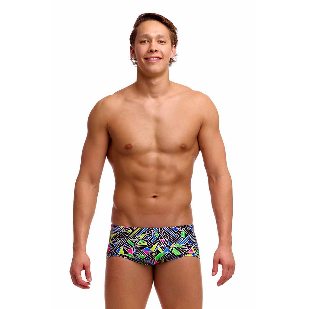 Funky Trunks Mens Bits Of Peace Classic Trunk - Multi | Allens Of Kingsbury