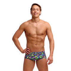 Funky Trunks Mens Bits Of Peace Classic Trunk - Multi | Allens Of Kingsbury
