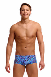 Funky Trunks Mens Blue Bits Classic Trunk - Blue | Allens Of Kingsbury