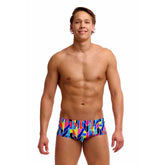 Funky Trunks Mens Fault Lines Classic Trunk - Multi | Allens Of Kingsbury