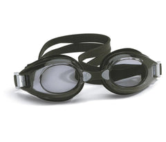 Black Hilco Vantage Prescription Goggles showing adjustable straps and clear lenses for optimal eye protection and vision correction.