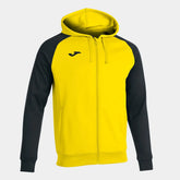 Joma Mens Academy IV Hoodie Jacket - Yellow/Black | Allens Of Kingsbury
