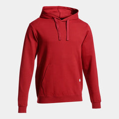 Red Joma men's Combi hooded sweatshirt with front pocket and adjustable drawstrings, casual jacket for comfortable wear.