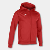 Joma Mens Menfis Hoodie Jacket - Red | Allens Of Kingsbury