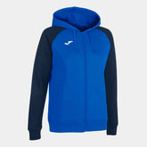 Joma Girls Academy IV Zip-Up Hoodie - Royal/Navy | Allens Of Kingsbury