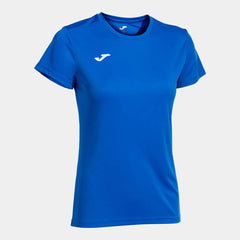 Joma women's royal Combi T-shirt, a casual short-sleeve top from the T-shirts & Polos collection featuring a comfortable fit.