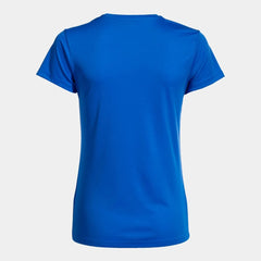 Joma women's Combi T-Shirt in royal blue, casual short-sleeve top, soft fabric with a comfortable fit.