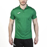 Green Joma Boys Hobby Polo Shirt, a casual T-shirt and polo for boys, shown on a white background.