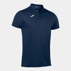 Joma boys navy hobby polo shirt, short-sleeve T-shirt with collar and buttons, casual and comfortable for kids.
