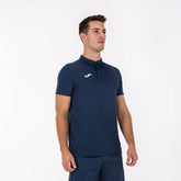 Joma Boys Navy Hobby Polo Shirt, casual T-shirt with collar and short sleeves, perfect for sports and everyday wear.