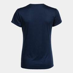 Joma girls' dark navy Combi T-shirt, casual short-sleeve top made of soft fabric, perfect for everyday wear.