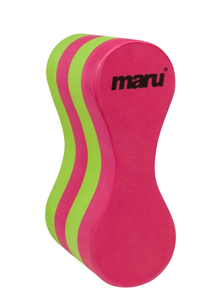 Maru Junior Pull Buoy - Pink/Green | Allens Of Kingsbury