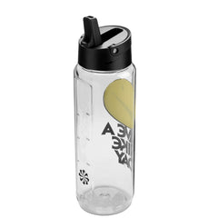 Nike TR Renew Recharge Straw Bottle 24oz Graphic - Clear/Black/Yellow Pulse