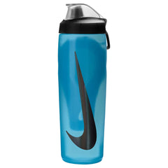 Nike Refuel Bottle Locking Lid 24oz - Baltic Blue/Black/Black Iridescent | Allens Of Kingsbury