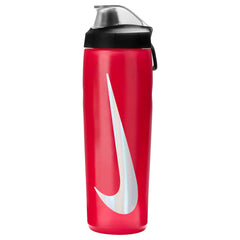 Nike Refuel Bottle Locking Lid 24oz - University Red/Black/Silver Iridescent | Allens Of Kingsbury