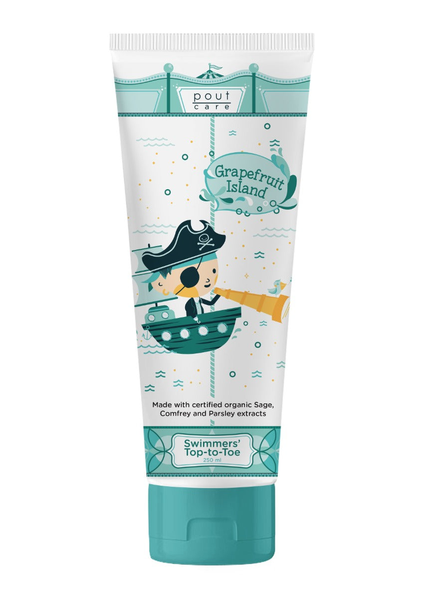 Pout Care Grapefruit Island Swimmers Top-to-Toe 250ml | Allens Of Kingsbury