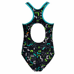 Ras Girls Gya Sport Back Swimsuit - Black/Multi | Allens Of Kingsbury