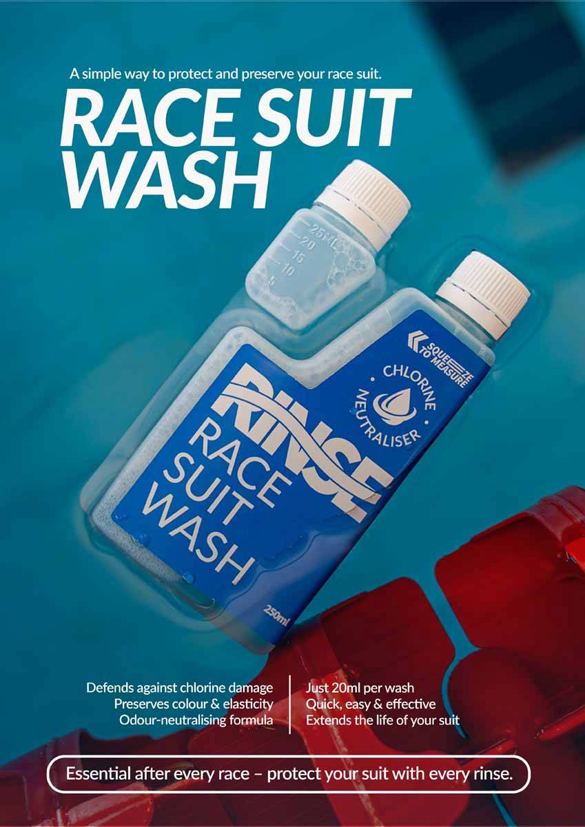 Rinse Race Suit Wash 250ml - Blue | Allens Of Kingsbury