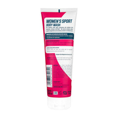 Surpass Care Women's Body Wash in white, featuring a sleek bottle design for self-care and skin recovery.