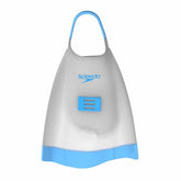 Speedo DMC Elite Fins in blue, lightweight swim fins for training and snorkeling, designed for durability and performance.