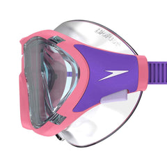 Speedo Biofuse 2.0 Junior Mask - Pink Lemonade/Steel | Allens Of Kingsbury