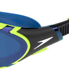 Speedo Biofuse 2.0 Mirror Goggle - Electric Lime/Cobalt/Iris Mirror | Allens Of Kingsbury