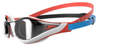 Speedo Fastskin Pure Focus Mirror Goggle - Siren Red/Black/White/Picton Blue | Allens Of Kingsbury