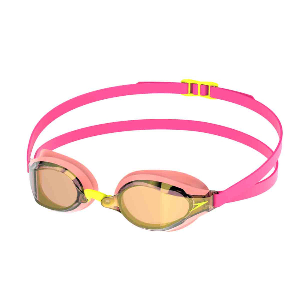 Speedo Fastskin Speedsocket 2.0 Mirror Goggle - Green/Pink | Allens Of Kingsbury