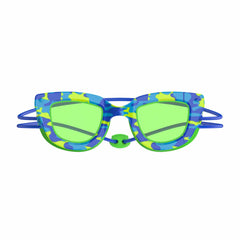 Speedo Kids Sunny G Pop Seasiders Print - Speedo Blue Camo/Jello Green | Allens Of Kingsbury