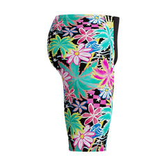 Speedo Mens ML One-Leg Printed Jammer - Tropicana/Black | Allens Of Kingsbury