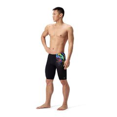 Speedo Mens ML Placement Printed Jammer - Static Volta/Black | Allens Of Kingsbury