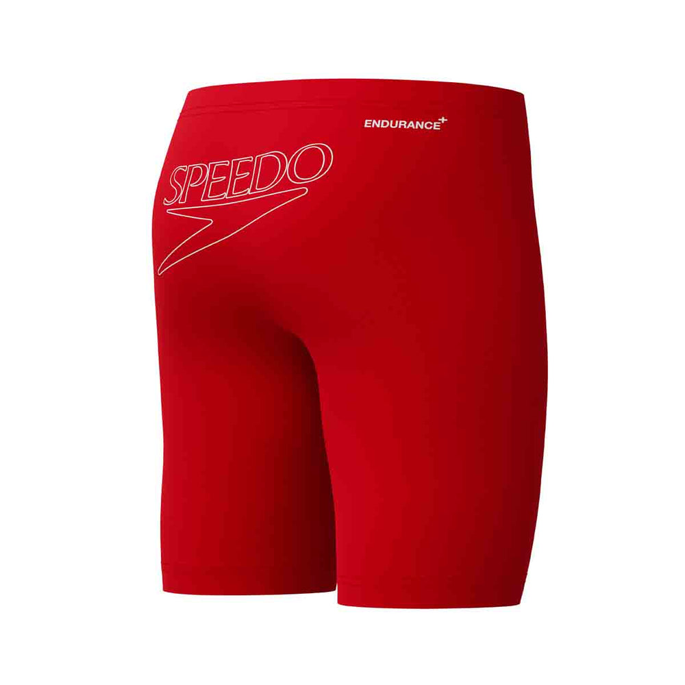 Speedo Boys Endurance+ Logo Jammer - High Risk Red | Allens Of Kingsbury