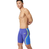 Speedo men's Fastskin LZR Pure Intent 2.0 purple swim jammers for competitive swimming and training.