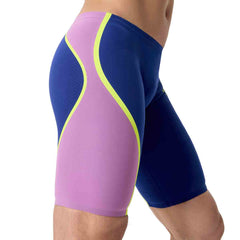 Speedo Mens Fastskin LZR Pure Intent 2.0 Jammer - Noble Navy/Jelly/Hyper Yellow | Allens Of Kingsbury