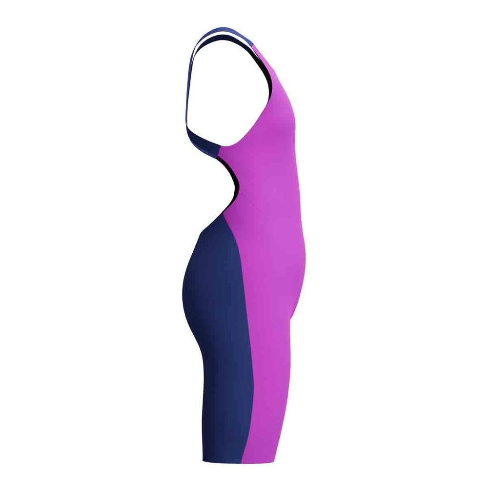Speedo Fastskin Junior Endurance+ Max Openback Kneeskin - Neon Jelly/Noble Navy | Allens Of Kingsbury