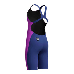 Speedo Fastskin Junior Endurance+ Max Openback Kneeskin - Neon Jelly/Noble Navy | Allens Of Kingsbury