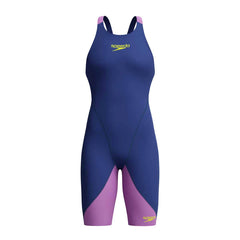Speedo Girls Fastskin Junior LZR Ignite Kneeskin - Navy/Purple | Allens Of Kingsbury