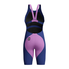 Speedo Girls Fastskin Junior LZR Ignite Kneeskin - Navy/Purple | Allens Of Kingsbury