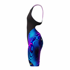 Speedo Womens Fastskin LZR Ignite Kneeskin - Black/Purple | Allens Of Kingsbury