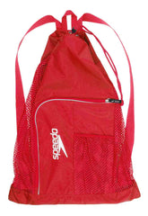 Speedo Ventilator Deluxe Mesh Bag - Red | Allens Of Kingsbury