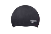 Speedo Biofuse Solid Swimming Cap - Black | Allens Of Kingsbury
