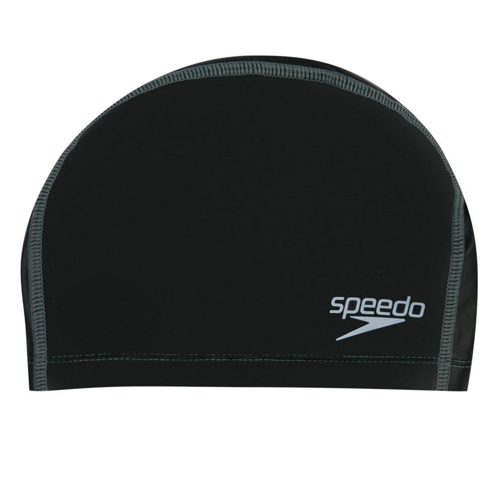 Speedo Long Hair Pace Swimming Cap - Black | Allens Swimwear