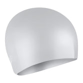 Speedo Long Hair Swimming Cap - Silver | Allens Of Kingsbury