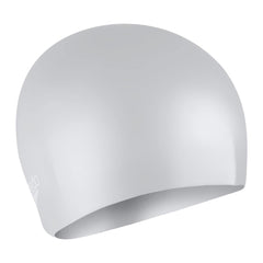 Speedo Long Hair Swimming Cap - Silver | Allens Of Kingsbury
